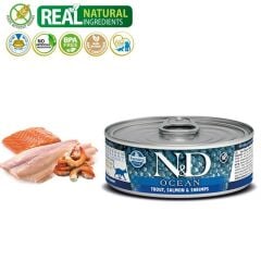 N&D Ocean Kedi Konserve Ton Balığı & Somon 70 Gr