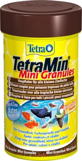 Tetramin Mini Granules Küçük Taneli Granül Balık Yemi 100 ml