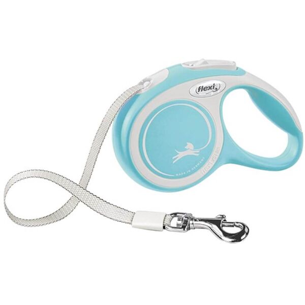Flexi New Comfort kayış  XS 3M Açık Mavi
