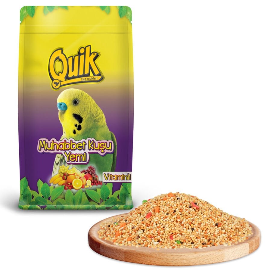 Quik Muhabbet Kuşu Yemi 400 gr