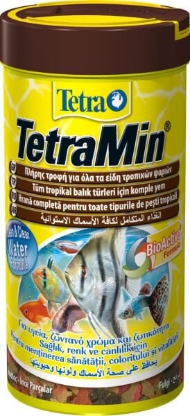 Tetramin Flakes Tropikal Balıklar için Pul Yem 250 ml