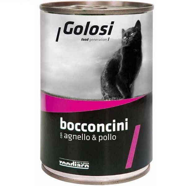 Golosi Kuzu Etli Tavuklu Kedi Konservesi 400 Gr
