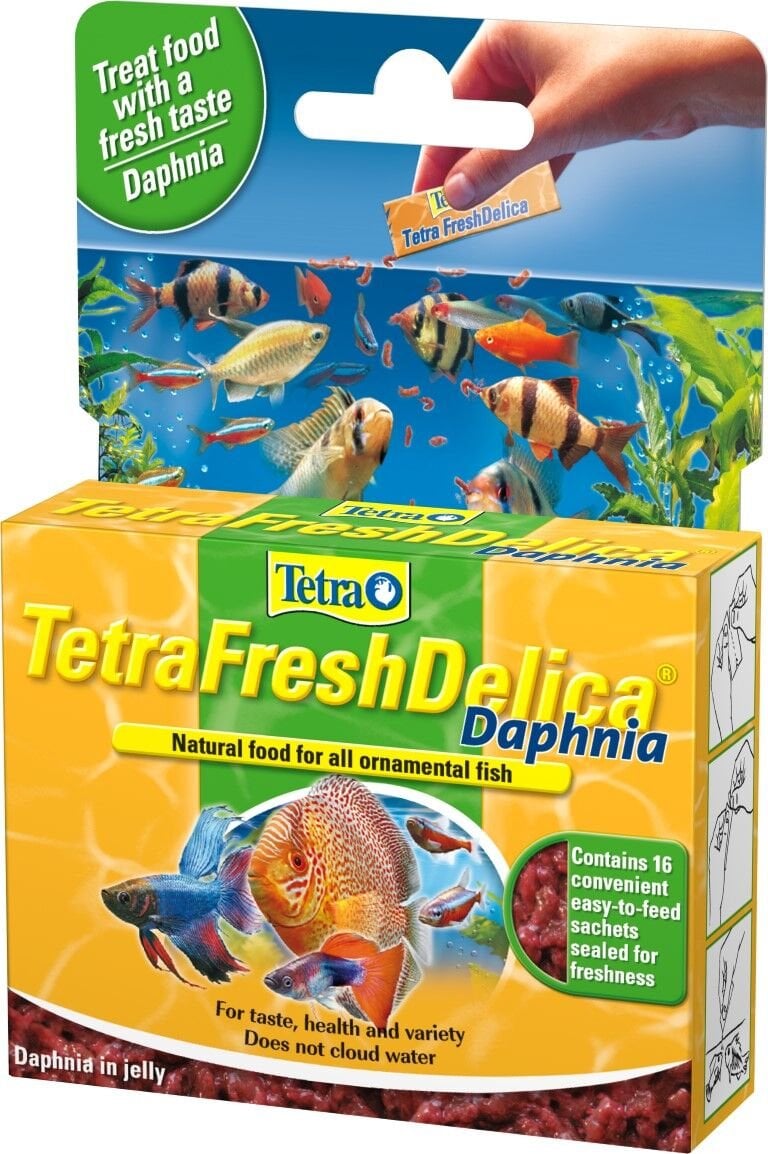 Tetra Fresh Delica Daphina Jel içinde Su Pireli Balık Yemi 48 gr
