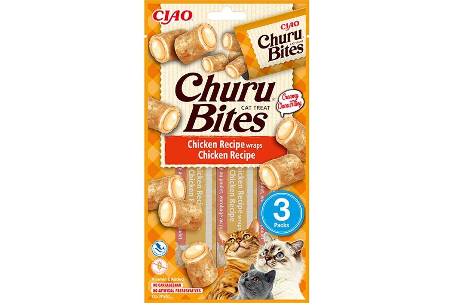 Ciao Churu Bites Tavuk Sargılı Kedi Ödül Maması 3 x 10 Gr