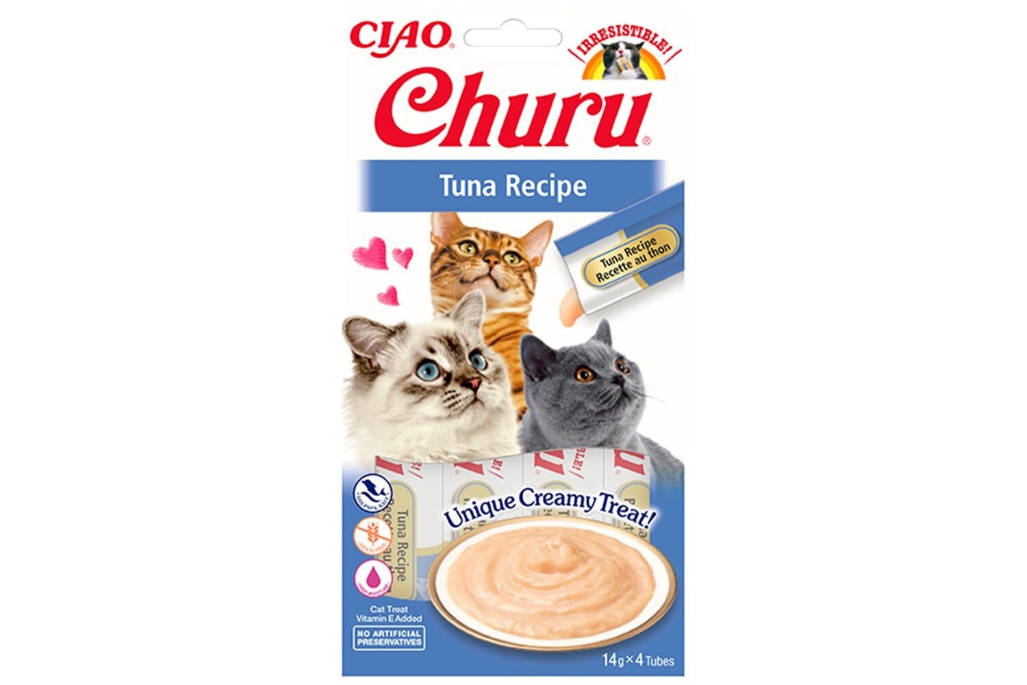 Ciao Churu Cream Ton Balıklı Kedi Ödül Kreması 4 x 14 Gr