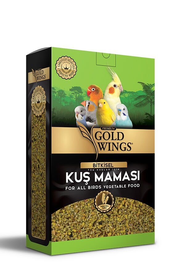 Gold Wings Premium Bitkisel Kuş Maması 1 Kg