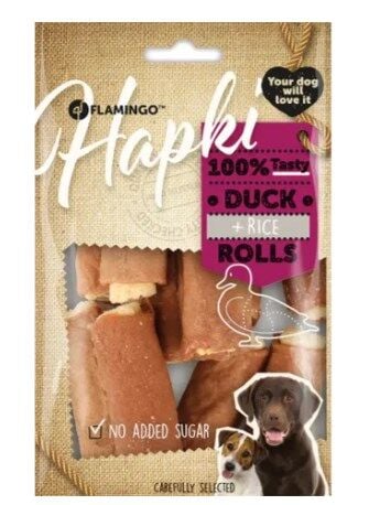 Flamingo Hapki Pirinç Puro Şekilli Ördek Köpek Ödül Maması