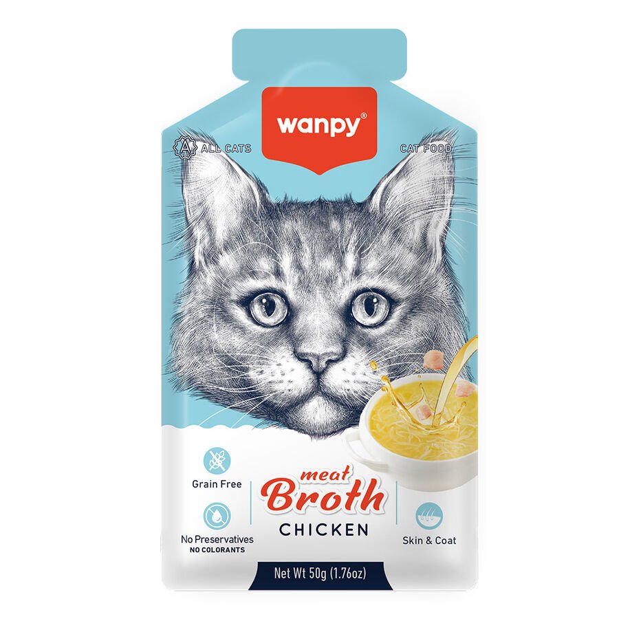 Wanpy Kediler için Tavuk Eti Çorbası 50 G