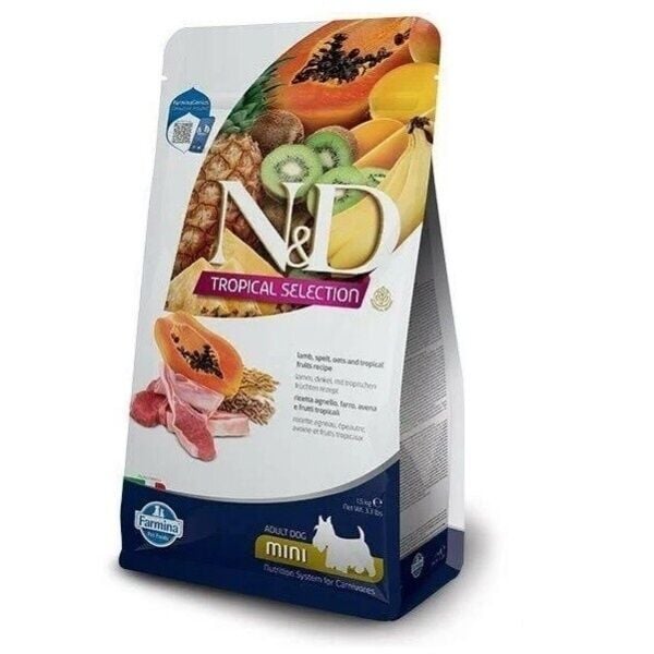 N&D Dog tropıcal Selectıon Lamb Adult Mını 1,5 Kg