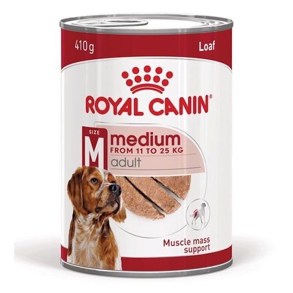 Royal Canin Loaf Mousse Orta Irk Ezme Yetişkin Köpek Konservesi 410gr
