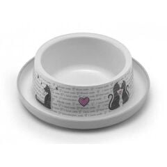 Moderna Trendy Love Kedi Mama ve Su Kabı 350 Ml