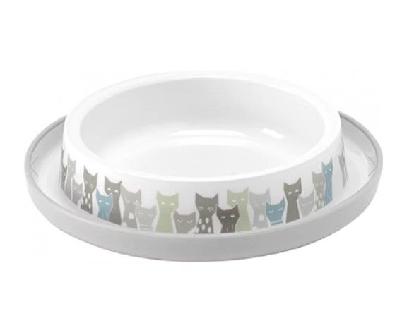 Moderna Trendy Kedi Figürlü Mama ve Su Kabı 210 ml