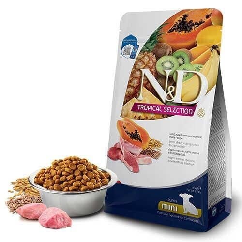 N&D Tropical Selection Kuzu Etli  Mini Irk Yavru Köpek Maması 1,5kg