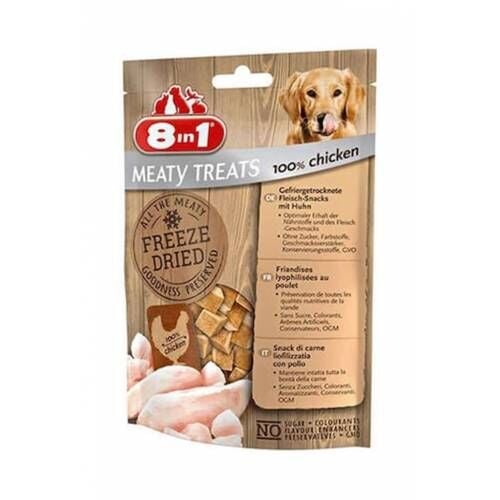 8IN1 Köpek Dondurularak Kurutulmuş Tavuk 50g