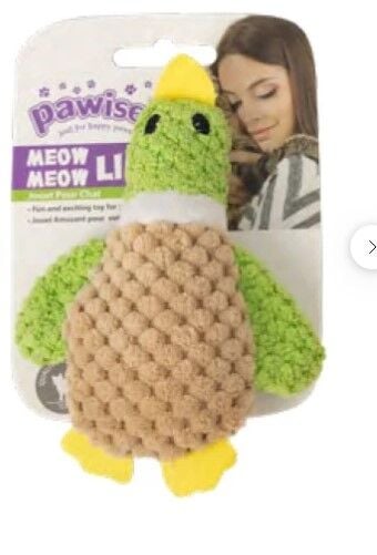 Pawise Örgü Kedi Oyuncağı Ördek