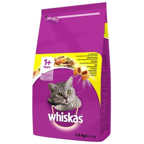 Whiskas Tavuklu Yetişkin Kuru Kedi Maması 3,8 kg