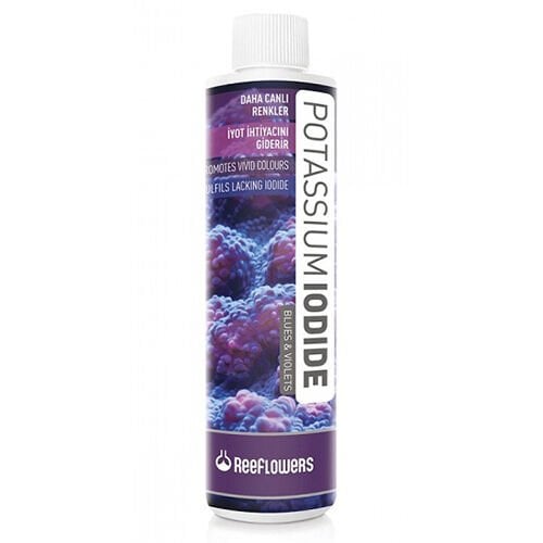 Reef Flowers Potassium Iodide Tuzlu Su Akvaryumu Mercan Katkısı 250 ml