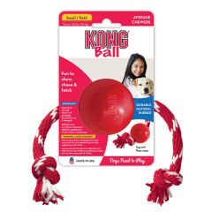 Kong İpli Oyun Topu Köpek Oyuncağı Small 6,5 cm