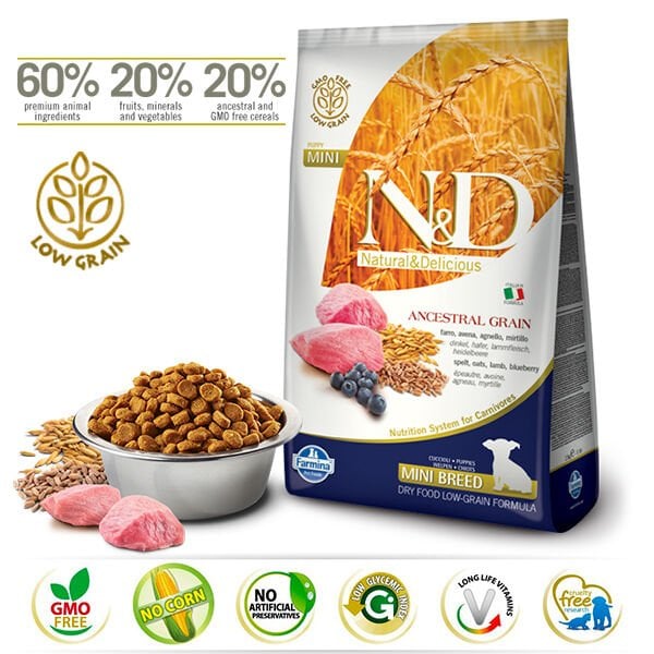 N&D A. Graın Kuzu Y. Mersin Puppy Mını 2,5 Kg