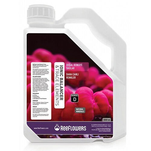 Reef Flowers Ionic Balabcer & Trace Elements Deniz Akvaryum Katkısı 3000 ml
