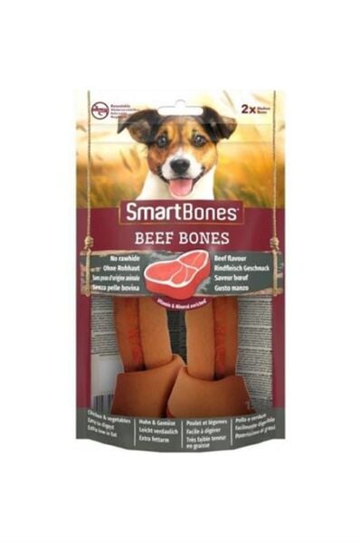 SmartBones Sigir Etli Medium Dügüm Kemik 2'li 158gr