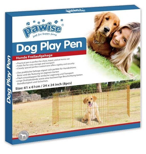 Pawise Köpek Oyun Alanı Çiti 60 cm x 60 cm 8 Parça