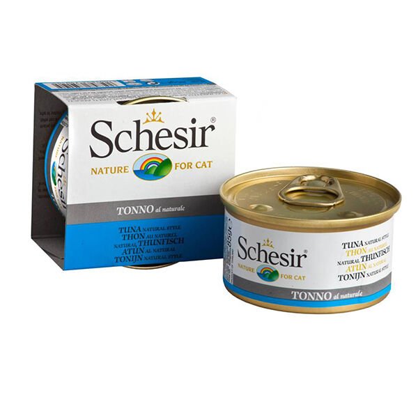 Schesir Naturel Brine Doğal Ton Balıklı Kedi Konservesi 85 gr