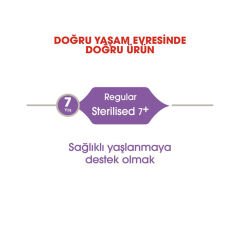 Royal Canin Sterilised +7 Kısırlaştırılmış Yaşlı Kedi Maması 1.5Kg