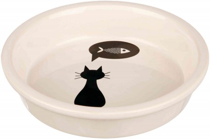 Trixie Kedi Seramik Mama ve Su Kabı 0,25 Lt 13 Cm