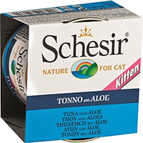Schesir Kitten Ton Balıklı ve Aloeveralı Yavru Kedi Konservesi 85 gr