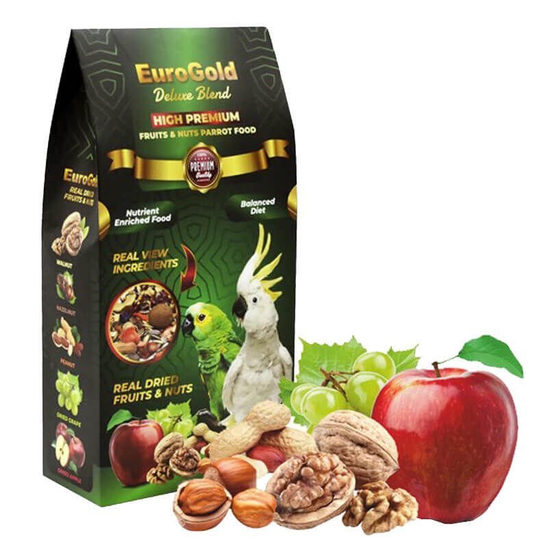EuroGold Deluxe Papağan Fruits&Nuts 650 Gr