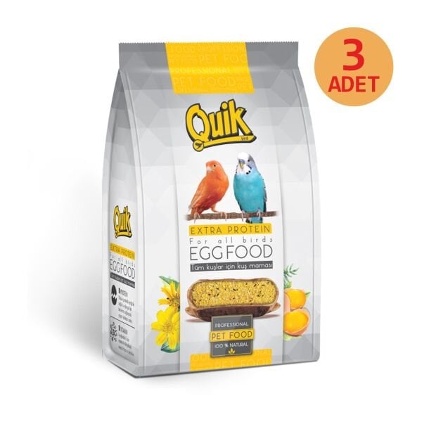 Quik Kuş Maması 100 gr x 3 Adet