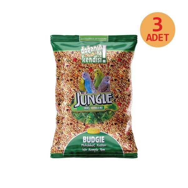 Jungle Poşet Muhabbet Yemi 1 kg x 3 Adet