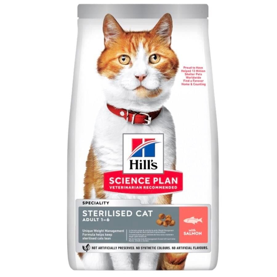 Hills Sterilised Kısırlaştırılmış somon Balıklı Kedi Maması 15 kg