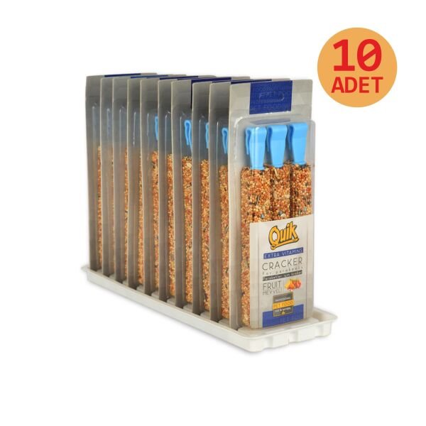Quik Meyveli Paraket Krakeri 3'lü x 10 Adet