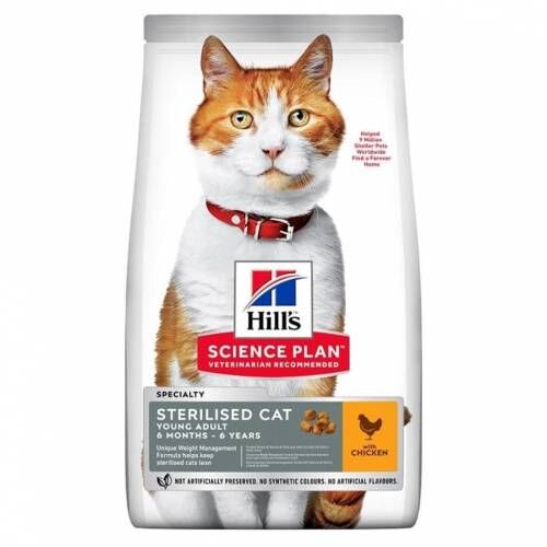Hill's SCIENCE PLAN Tavuklu Kısırlaştırılmış Kedi Maması 10 Kg