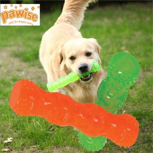 Pawise Köpekler İçin Sesli Kauçuk Çubuk Oyuncak 18 CM
