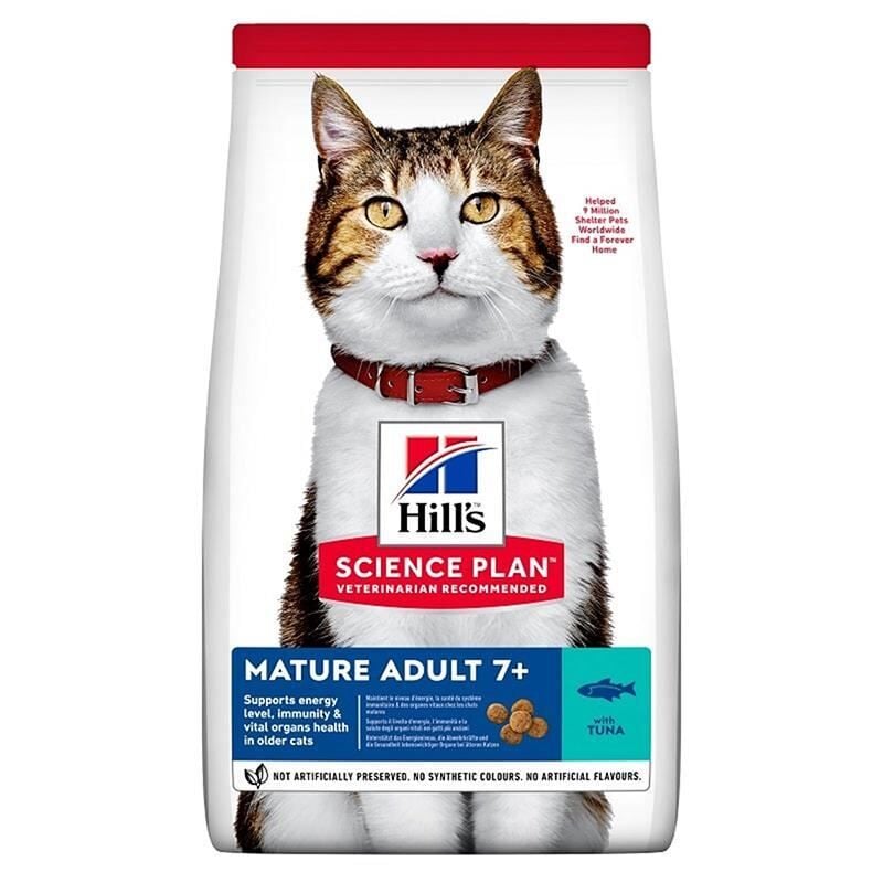Hill's Mature +7 Ton Balıklı Yaşlı Kedi Maması 1,5kg