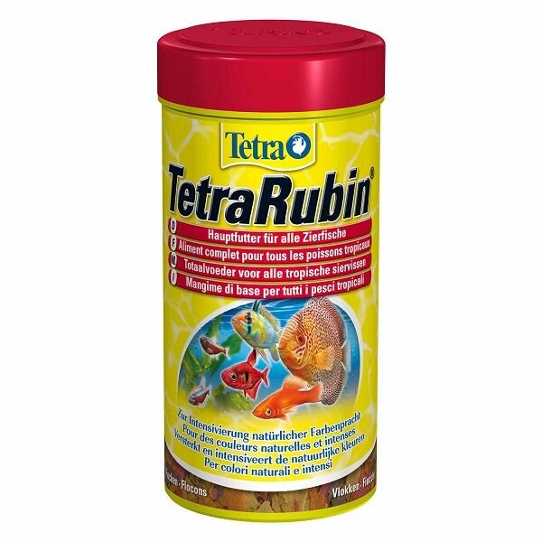 Tetra Rubin Flakes Renklendirici Pul Balık Yemi 250 ml