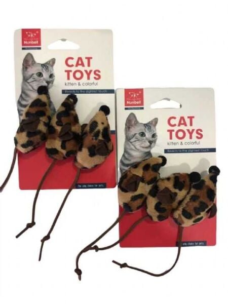 NUNBELL TÜYLÜ FARE 3 LÜ