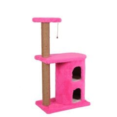 Cathause İki Yuvalı Tırmalama 103 Cm Pembe
