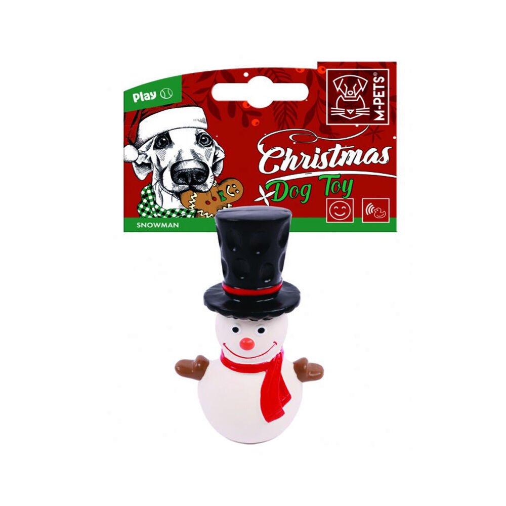 M-Pets Chrıstmas Snowman Köpek Oyuncağı 15cm