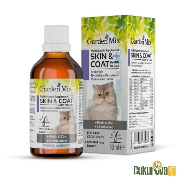 Garden Mix Kedi Tüy Sağlığı Damlası 50 Ml
