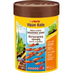 Sera Vipan Baby Tropikal Yavru Balıklar için Pul Büyütme Yemi 100 ml