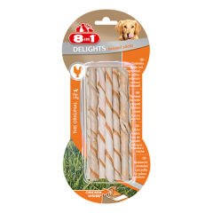 8in1 Delight Köpek Çiğneme Burgu Çubuk