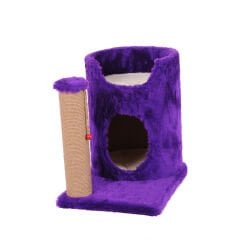 Cathause Kedi Oval Yuva Tırmalama 47 Cm Mor