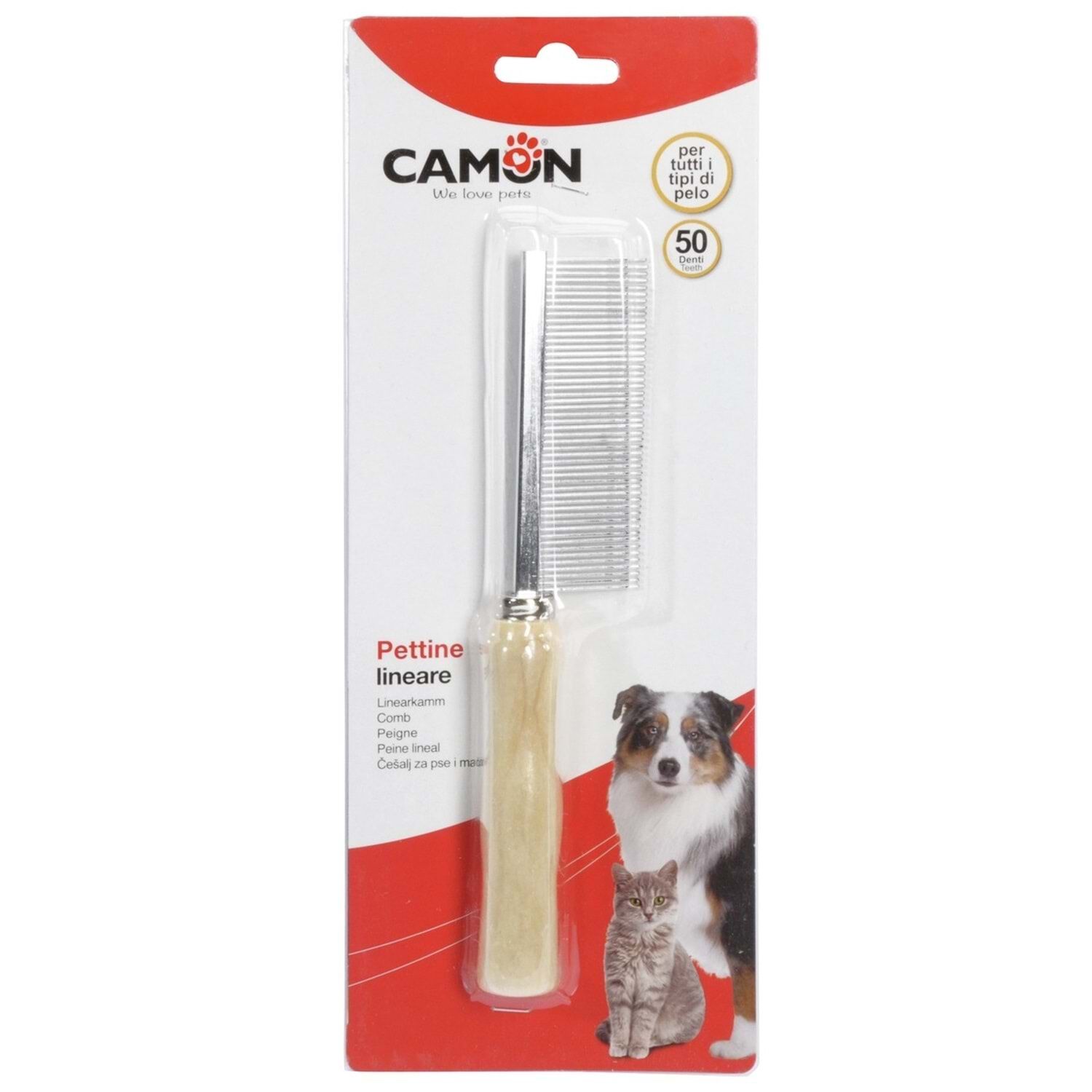 Camon 50 Dişli Kıtık Açıcı Tarak 18 cm