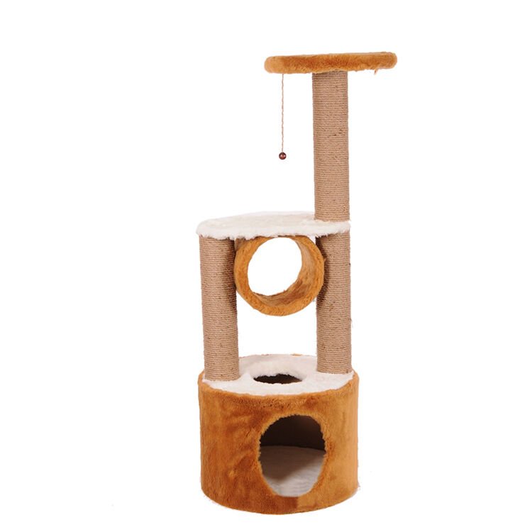 Cathause Oval Yuvalı Katlı Tırmalama 112 Cm Kahverengi