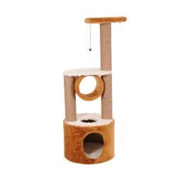 Cathause Oval Yuvalı Katlı Tırmalama 112 Cm Kahverengi