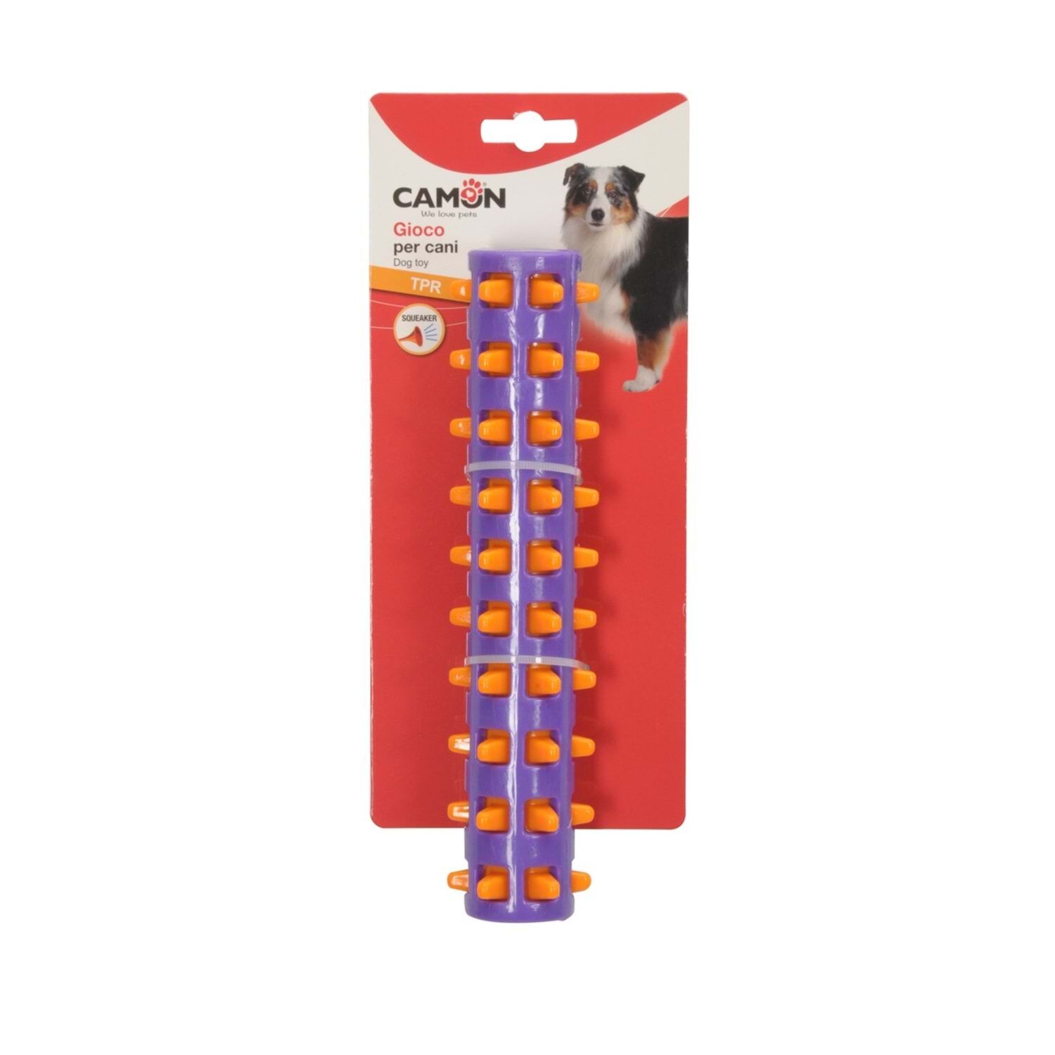 Camon TPR Silindir Sivri Uçlu ve Gıcırtılı 23 cm